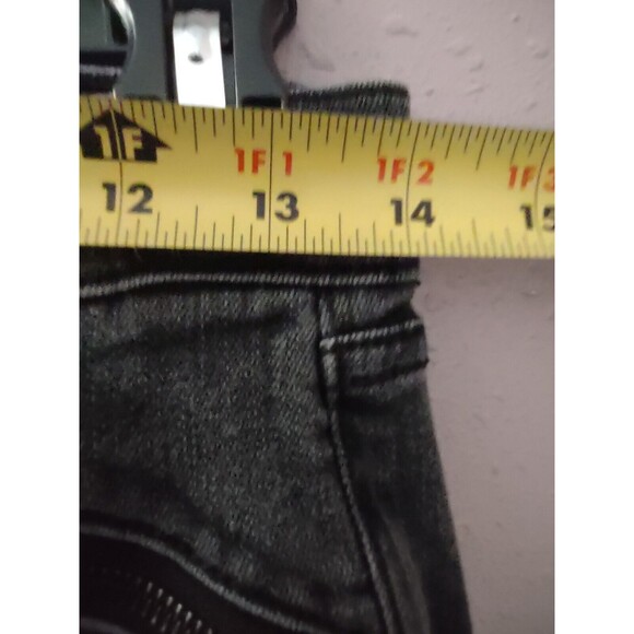 Rag & Bone Skinny Ankle Jeans Size 27 Dark Grey Blackthorne Denim Zip Ankles - Picture 9 of 11